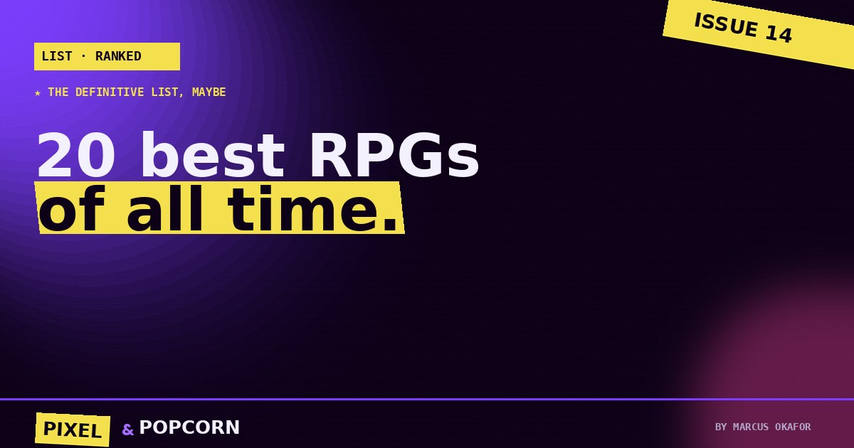 Best RPGs of all time